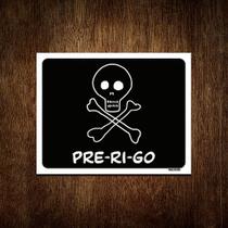 Placa Decorativa - Pre-ri-go 27x35