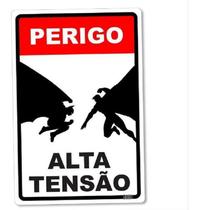 Placa Decorativa Quadro Alta Tensão Batman Superman 24x16cm