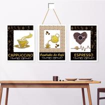 Placa Decorativa Quadro Cozinha Cantinho do Café +Brinde 1Alça 1Pendurador Placa Decorativa Quadro Cozinha Cantinho do Café +Brinde 1Alça 1Pendurador