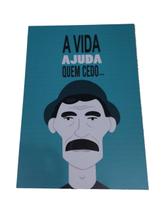 Placa Decorativa / Quadro Em Mdf Deus Ajuda Quem Cedo Madruga