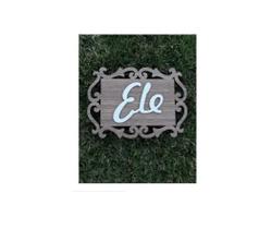 Placa Decorativa Quadro Entalhado Em Madeira Banheiro Ele Wc Placa Decorativa Quadro Entalhado Em Madeira Banheiro Ele Wc