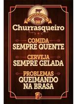 Placa Decorativa Quadro Regras Do Churrasco (V539) Placa Decorativa Quadro Regras Do Churrasco (V539)