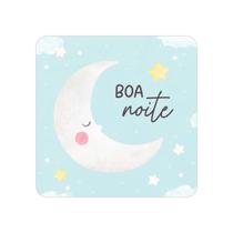 Placa Decorativa Quarto Decoração Bebê Infatil Fofinha Lua Boa Noite 20x20