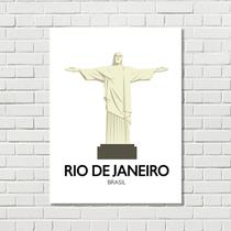 Placa Decorativa Rio de Janeiro - Bello Arte