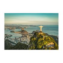Placa Decorativa Rio de Janeiro Cristo Redentor 30x40cm