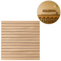 Placa Decorativa Ripada 3D Adesiva 60x60cm P/ Parede