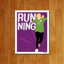 Placa Decorativa Running