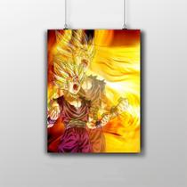 Placa Decorativa Saiyajin Saga Do Cell Geek Placa Decorativa Saiyajin Saga Do Cell Geek