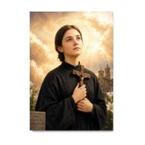 Placa Decorativa Santa Gemma Galgani Clássico 50x70cm