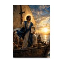 Placa Decorativa São Tomé A Viagem do Evangelho 30x42cm Placa Decorativa São Tomé A Viagem do Evangelho 30x42cm