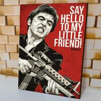 Placa Decorativa Scarface Clássico 20x30cm