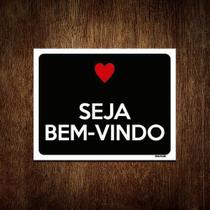 Placa Decorativa - Seja Bem Vindo 27X35