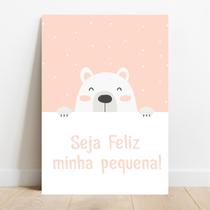 Placa Decorativa Seja Feliz Pequena