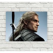 Placa Decorativa - Serie The Wicher - 28x20 cm