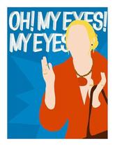 Placa Decorativa Séries - Televisão Ícone My Eyes 18X23 Placa Decorativa Séries - Televisão Ícone My Eyes 18X23