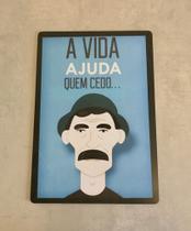 Placa Decorativa " Seu Madruga " Placa Decorativa " Seu Madruga "