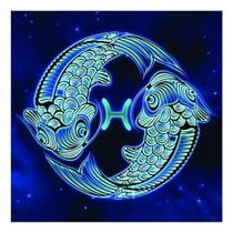 Placa Decorativa Signo Peixes 20x20cm Placa Decorativa Signo Peixes 20x20cm