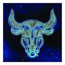Placa Decorativa Signo Touro 20x30cm