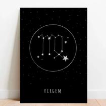 Placa Decorativa Signos Virgem