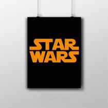 Placa Decorativa Star Logo Wallpaper Wars Placa Decorativa Star Logo Wallpaper Wars