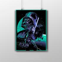 Placa Decorativa Star Wars Darth Vader Caminhos Anakin Skywa