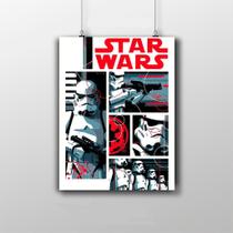 Placa Decorativa Star Wars - Stormtroopers Tropa
