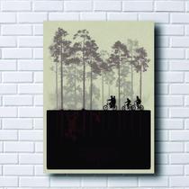 PLACA DECORATIVA - STRANGER THINGS (28x20cm)