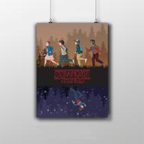 Placa Decorativa Stranger Things desenho - fanart Placa Decorativa Stranger Things desenho - fanart