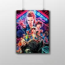 Placa Decorativa Stranger Things Série Poster Wallpaper