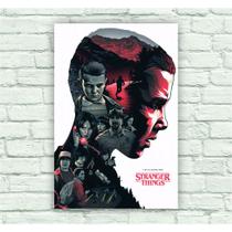 Placa Decorativa Tema Stranger Things 28x20 cm Placa Decorativa Tema Stranger Things 28x20 cm