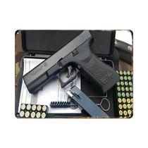 Placa Decorativa Vintage HD Em Lata Com Tema De Pistola Para Bar, Decoração De Parede, Estética