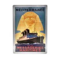 Placa decorativa Vintage Metal En Méditerranée BellaLice Placa decorativa Vintage Metal En Méditerranée BellaLice