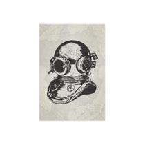 Placa Decorativa Vintage Náutico Mergulho 20x30cm