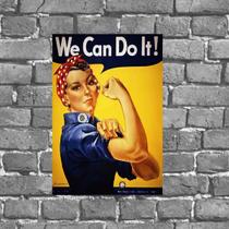 Placa Decorativa We Can Do It 18x27cm Placa Decorativa We Can Do It 18x27cm