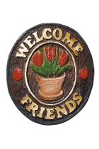 Placa Decorativa - Welcome Friends Tulipa 202 Placa Decorativa - Welcome Friends Tulipa 202