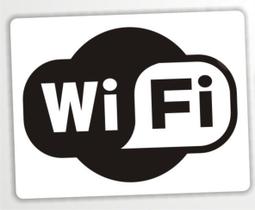 Placa Decorativa Wifi Em Pvc 2mm - Modelo 2