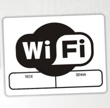 Placa Decorativa Wifi Em Pvc 2mm - Modelo 3