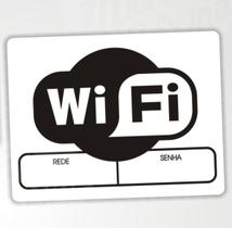 Placa Decorativa Wifi Em Pvc 2mm - Modelo 3
