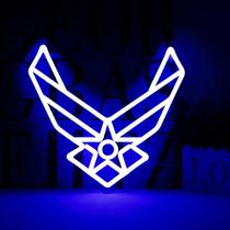 Placa decorativa WittyRhe Air Force Neon Light 36x33 cm USB
