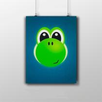 Placa Decorativa Yoshi Do Super Mário Game Poster