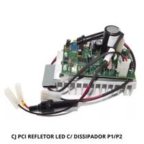 Placa do Kit Led Refletor com Dissipador P1/P2 Dabi Atlante/ Gnatus/saevo Placa do Kit Led Refletor com Dissipador P1/P2 Dabi Atlante/ Gnatus/saevo