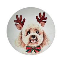 Placa Dog Natalino 30cm