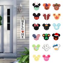 Placa doméstica intercambiável sazonal FUEMEILY Cute Mouse 40cm Placa doméstica intercambiável sazonal FUEMEILY Cute Mouse 40cm