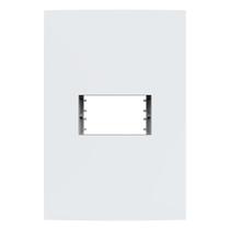 Placa Dubai Branca 4x2 1 Módulo Com Suporte Enerbras