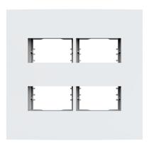 Placa Dubai Branca 4x4 4 Módulos Com Suporte Enerbras Placa Dubai Branca 4x4 4 Módulos Com Suporte Enerbras