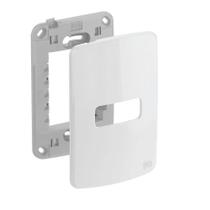 Placa e suporte 4x2 1 posicao compose branco - WEG