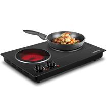 Placa Elétrica CUSIMAX de Cerâmica com Dupla Boca 1800W 120V Placa Elétrica CUSIMAX de Cerâmica com Dupla Boca 1800W 120V