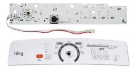 Placa Eletronica E Adesivo Lavadora Brastemp Bwh12 W10800267 110v220v