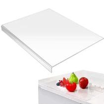 Placa Em Acrílico Transparente Antiderrapante Para Cortes Alimentícios Tábua de Cortar Suporte Pia Cozinha