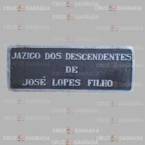 Placa em Alumínio Túmulo Jazigo Lápide Cemitério da Família
